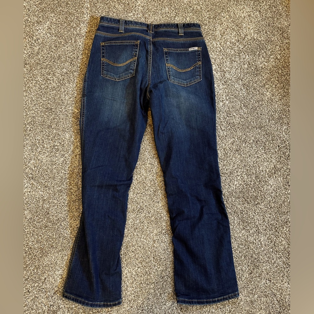 Carhartt women’s flannel lined jeans